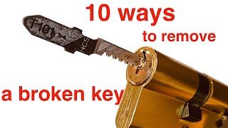 10 Best Ways To Remove a Broken Key [upl. by Artekal455]