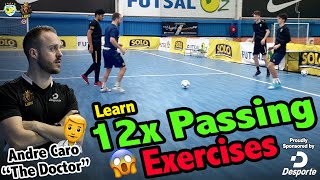 12x Passing exercises for Futsal amp Soccer [upl. by Wittenburg472]