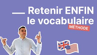 LA technique éprouvée pour retenir enfin le vocabulaire en anglais à jamais 😯 [upl. by Leckie]