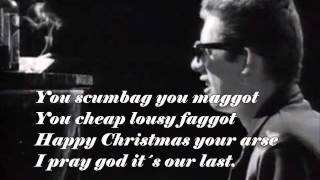 The Pogues  Fairytale of New York  Lyrics [upl. by Teleya]