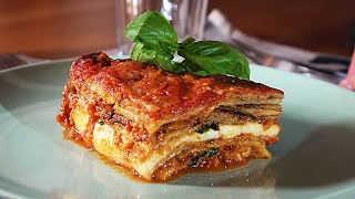 Authentic Italian Aubergine Parmigiana [upl. by Ameluz934]