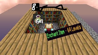 How to get a level 64 Enchant table Minecraft Hypixel Skyblock [upl. by Nasas]