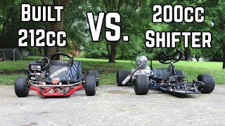 Yard Kart Racing Head to Head  200cc vs 212cc [upl. by Biondo]