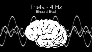 Supercharge Theta Binaural Beat  4Hz 1h Pure [upl. by Eelahs]