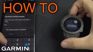 How to Connect Garmin Instinct to Phone Garmin Connect [upl. by Indyc894]