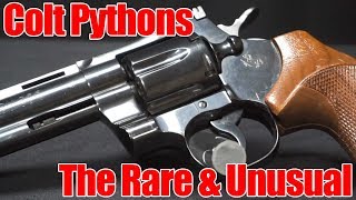 Colt Python Revolvers The Rare and Unusual [upl. by Anyt]