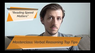 Verbal Reasoning Tips How to Improve Your Verbal Reasoning Skills 2021 [upl. by Gorton415]