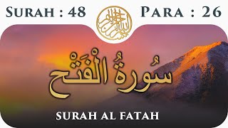 48 Surah Al Fath  Para 26  Visual Quran with Urdu Translation [upl. by Bonnice]