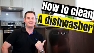 HOW TO CLEAN YOUR DISHWASHER QUICK amp EASY [upl. by Citarella17]