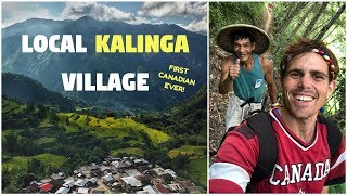 FIRST CANADIAN Exploring Local PHILIPPINES VILLAGE  Inspiring Filipino Manong Kalinga [upl. by Gnohp]