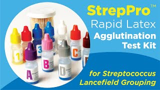 StrepPRO™ Streptococcal Grouping Kit [upl. by Hyps]