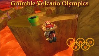 MKWii Grumble Volcano Olympics TWD98 [upl. by Eekram]