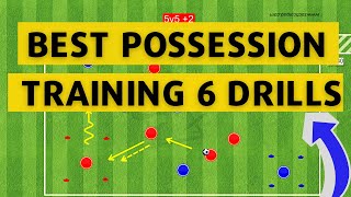 🎯 6 Amazing Drills To Help Your Team Keep The Ball  Soccer Possession Training Drills [upl. by Anirdnaxela405]