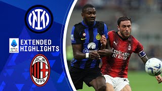 Inter vs AC Milan Extended Highlights  Serie A  CBS Sports Golazo [upl. by Nosahc]