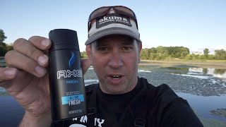 Axe Body Spray  The Fish Scent Secret Weapon [upl. by Twitt891]