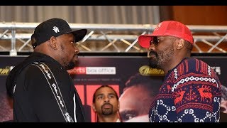 Whyte vs Chisora 2 plus undercard press conference [upl. by Airbma]