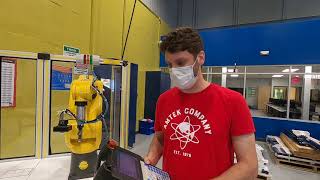 FANUC LRMate Robot  Changing the Batteries and Remastering [upl. by Tidwell]