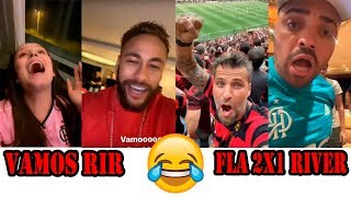 Reações dos Famosos  Flamengo 2x1 River Plate Campeão Libertadores [upl. by Mateo]