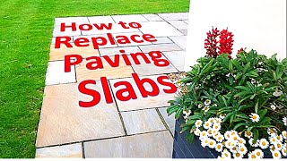 How to Replace Damaged Paving Slabs [upl. by Andras]