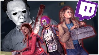 SCARING TWITCH STREAMERS W SCRATCHED MIRROR  Dead By Daylight [upl. by Ainniz694]