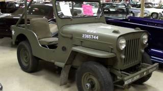 Vintage Willys Jeep CJ3B Military Vehicle [upl. by Aguie]