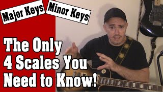 The 4 Essential Scales that Every Guitarist Should Know [upl. by Eenaej569]