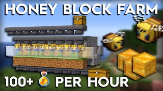 Minecraft Honey Farm Tutorial  Fully Automatic [upl. by Oliver]