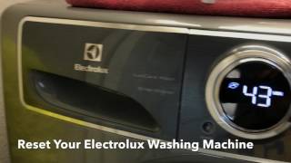 Reset Your Electrolux Washing Machine [upl. by Eelatsyrc]