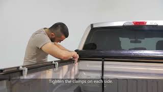 North Mountain Soft Roll up Tonneau Cover Install Video（Regular Cover） [upl. by Mitzie]