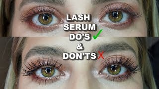 THE TRUTH ABOUT LASH SERUM AND GROWING LONG LASHES [upl. by Adriena]