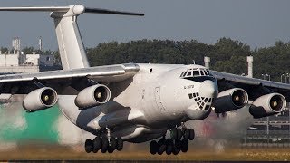 ILYUSHIN IL76 MIDNIGHT Departure with INCREDIBLE SOUND [upl. by Kcirdorb457]