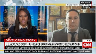 South Africa arming Russia John Steenhuisen chats to CNN [upl. by Xino570]