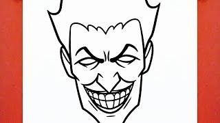 HOW TO DRAW THE JOKER [upl. by Lladnar]