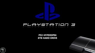 PS3 HYPERSPIN 8TB HARD DRIVE [upl. by Alleuol885]