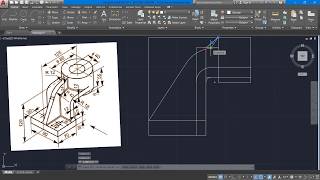 Orthographic autocad 1 [upl. by Anirbas]