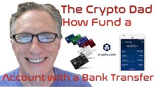 How to Fund your Cryptocom Account with a Bank Transfer [upl. by Erbma]