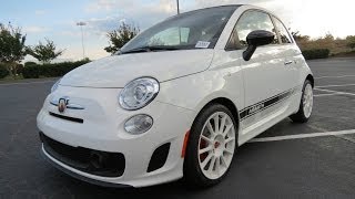 2013 Fiat 500C Abarth Start Up Exhaust and In Depth Review [upl. by Etienne]