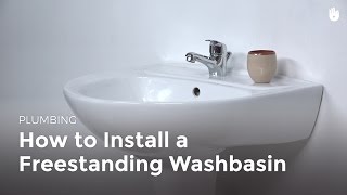 Learn how to Install a Pedestal Sink  DIY Projects [upl. by Devinna]