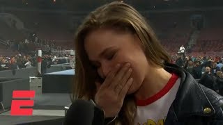 Ronda Rousey signing fulltime contract with WWE  ESPN [upl. by Clayson]