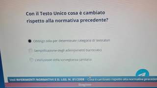 Risposte quiz finale alternanza scuola lavoro modulo 8 [upl. by Nairrad]