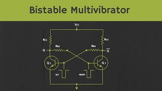 Bistable Multivibrator using BJT Explained [upl. by Aihsyn]