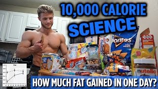 10000 Calorie Challenge SCIENCE Explained  How Much Fat Gained in One Day [upl. by Eras]