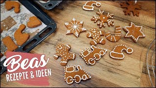 Lebkuchen Plätzchen zum ausstechen und verzieren  Weihnachtsplätzchen [upl. by Rossi]