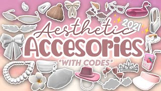 AESTHETIC ACCESSORIES CODES FOR BLOXBURG 2021 80 PT 3 [upl. by Atiekahs910]