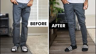 HOW TO SELFTAPER YOUR JEANS amp PANTS  I AM RIO P [upl. by Dustin]