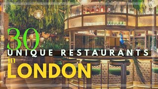 You HAVE TO visit these top restaurants in London  30 places to eat in London before you die [upl. by Eruot]