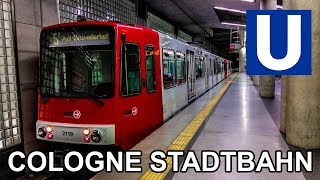 🇩🇪 Cologne Light Rail  Köln Stadtbahn 2019 [upl. by Emelen]