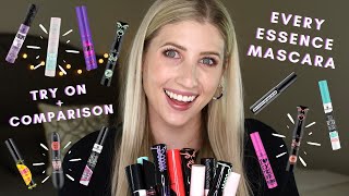 EVERY Essence MASCARA  Testing ALL 23 ESSENCE Mascaras [upl. by Mccurdy719]