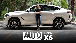 BMW X6 primeiro SUV cupê fica maior mais potente e tecnológico — tem até grade iluminada [upl. by Jarvey]