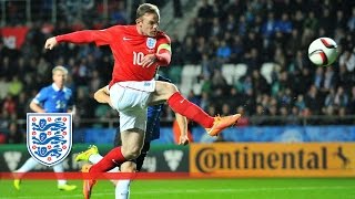 Wayne Rooneys 5 best England goals  Top Five [upl. by Ronnica]